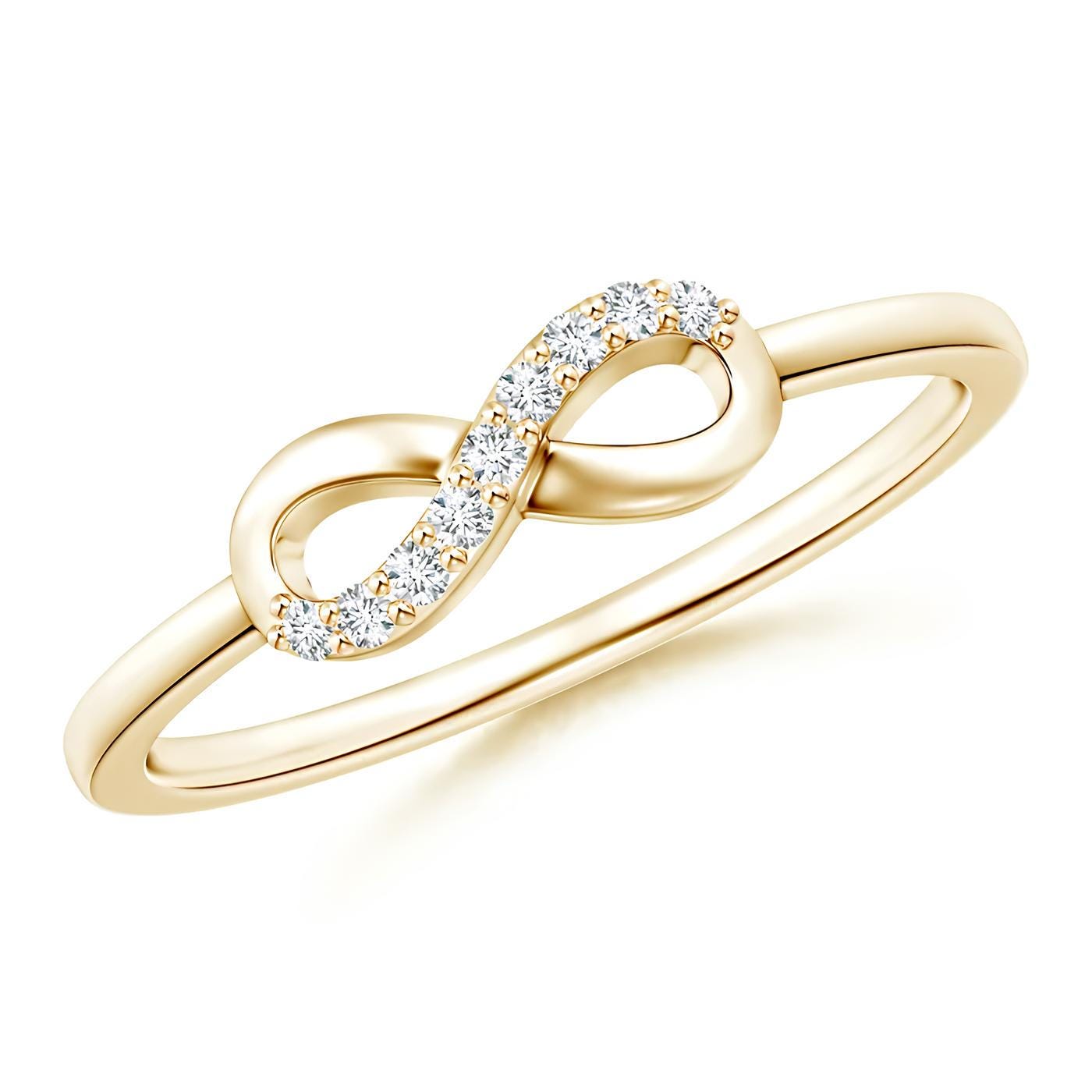 Delicate EF VS/SI Lab-Created Diamond Ring – Solid 14K Gold Women's Half Eternity Wedding or Engagement Band